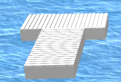 12-Foot Aluminum Dock